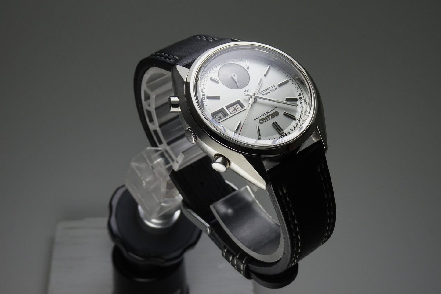 Vintage 1971 JAPAN SEIKO CHRONOGRAPH 7018-7000 23Jewels Automatic.