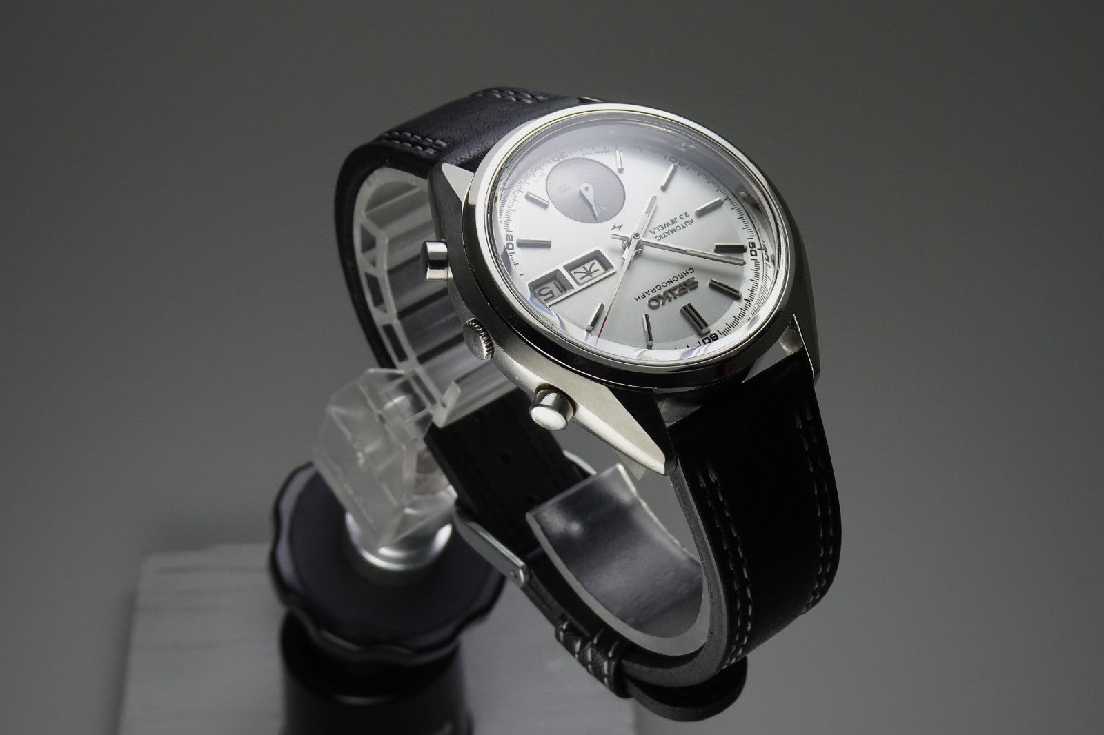 Vintage 1971 JAPAN SEIKO CHRONOGRAPH 7018-7000 23Jewels Automatic.