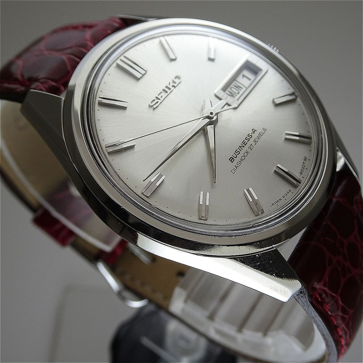 Serviced  Vintage 1967 JAPAN SEIKO BUSINESS-A  8306(46)-8020 27J Automatic.