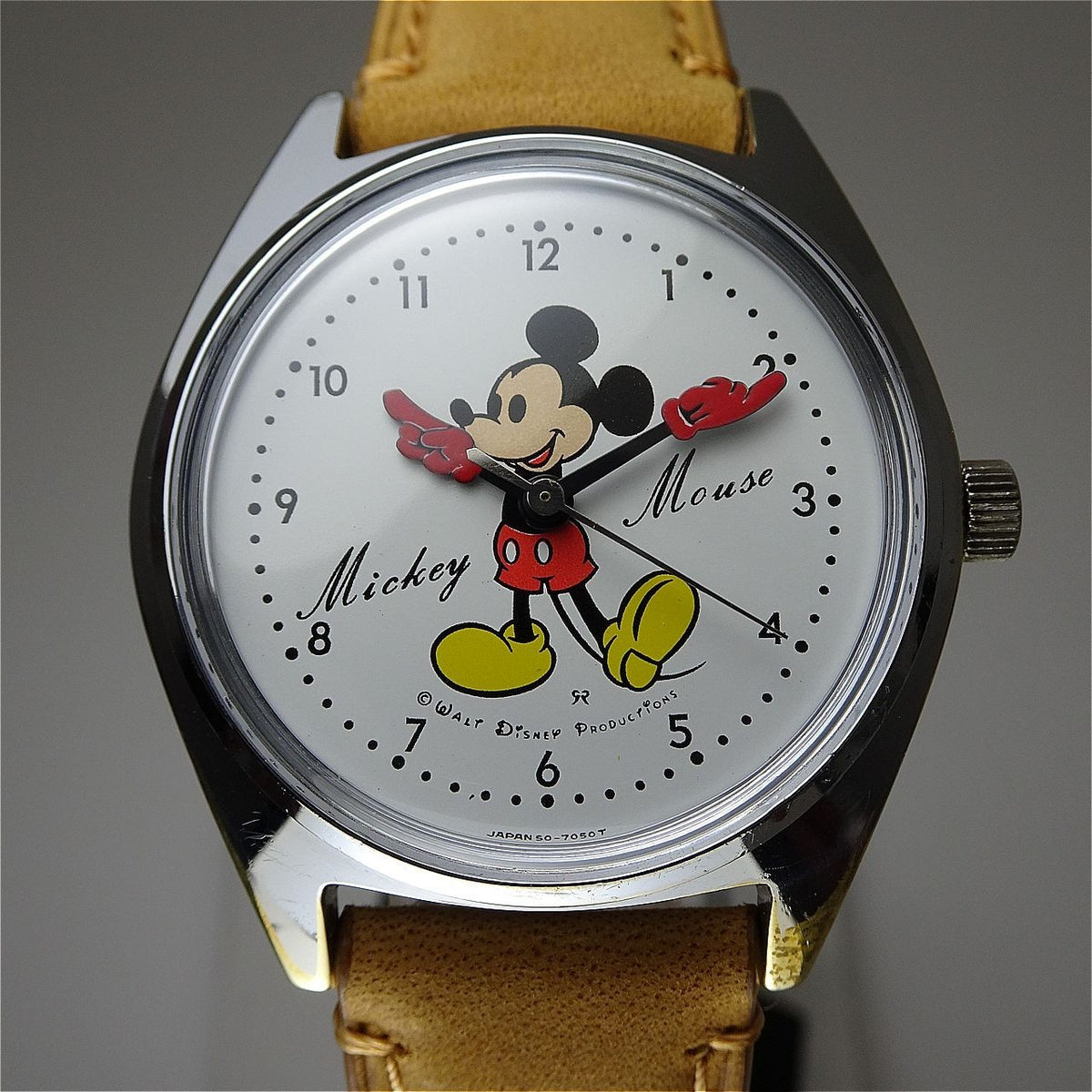 Vintage 1970's JAPAN SEIKO DISNEY TIME 5000-7000 7Jewels Hand-winding.