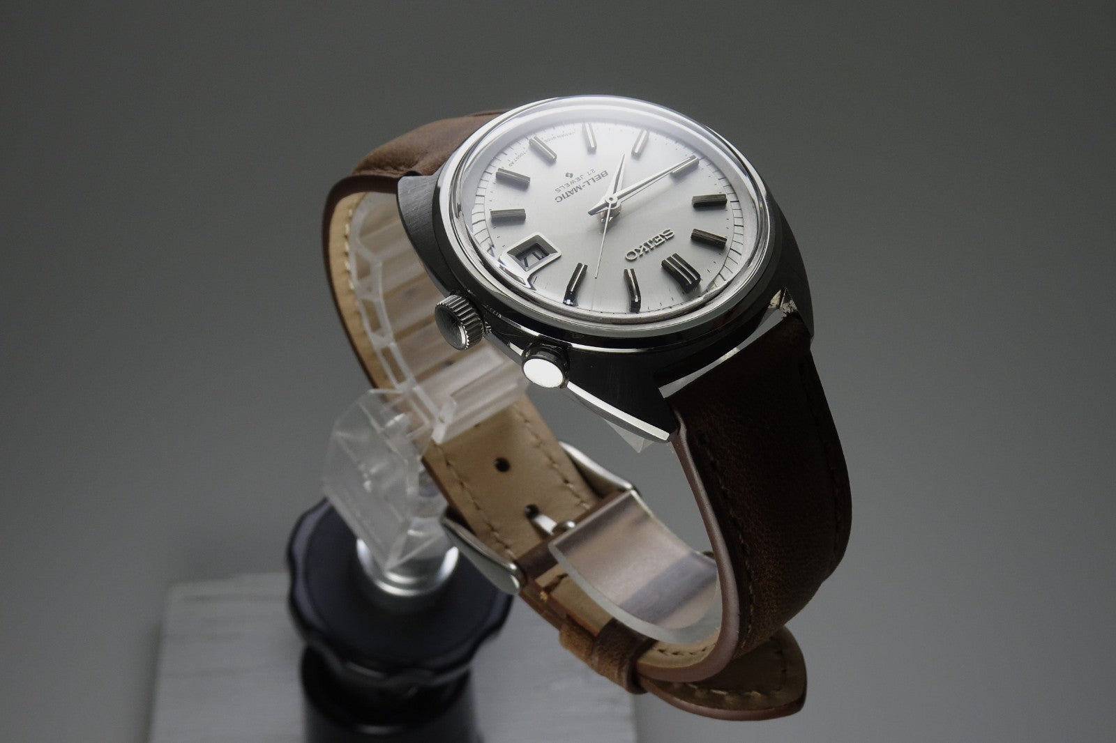 Vintage 1968 JAPAN SEIKO SEIKO BELL-MATIC CALENDAR 4005-7000 27Jewels Automatic.