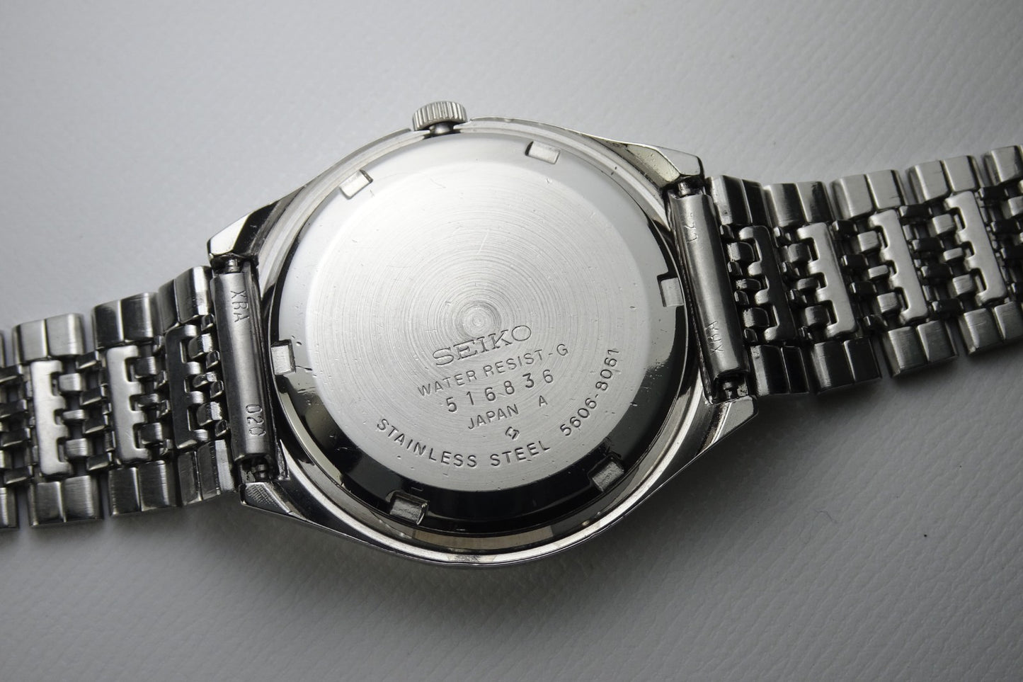 Serviced Vintage 1975 JAPAN SEIKO LORD MATIC WEEKDATER 5606-8061 23J Automatic.