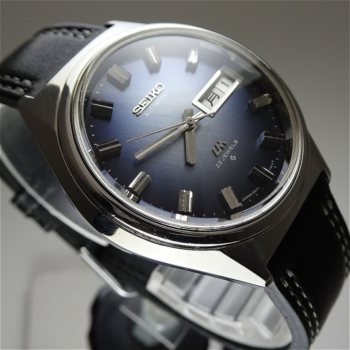 Serviced Vintage 1973 JAPAN SEIKO LORD MATIC WEEKDATER 5606-7260 23J Automatic.