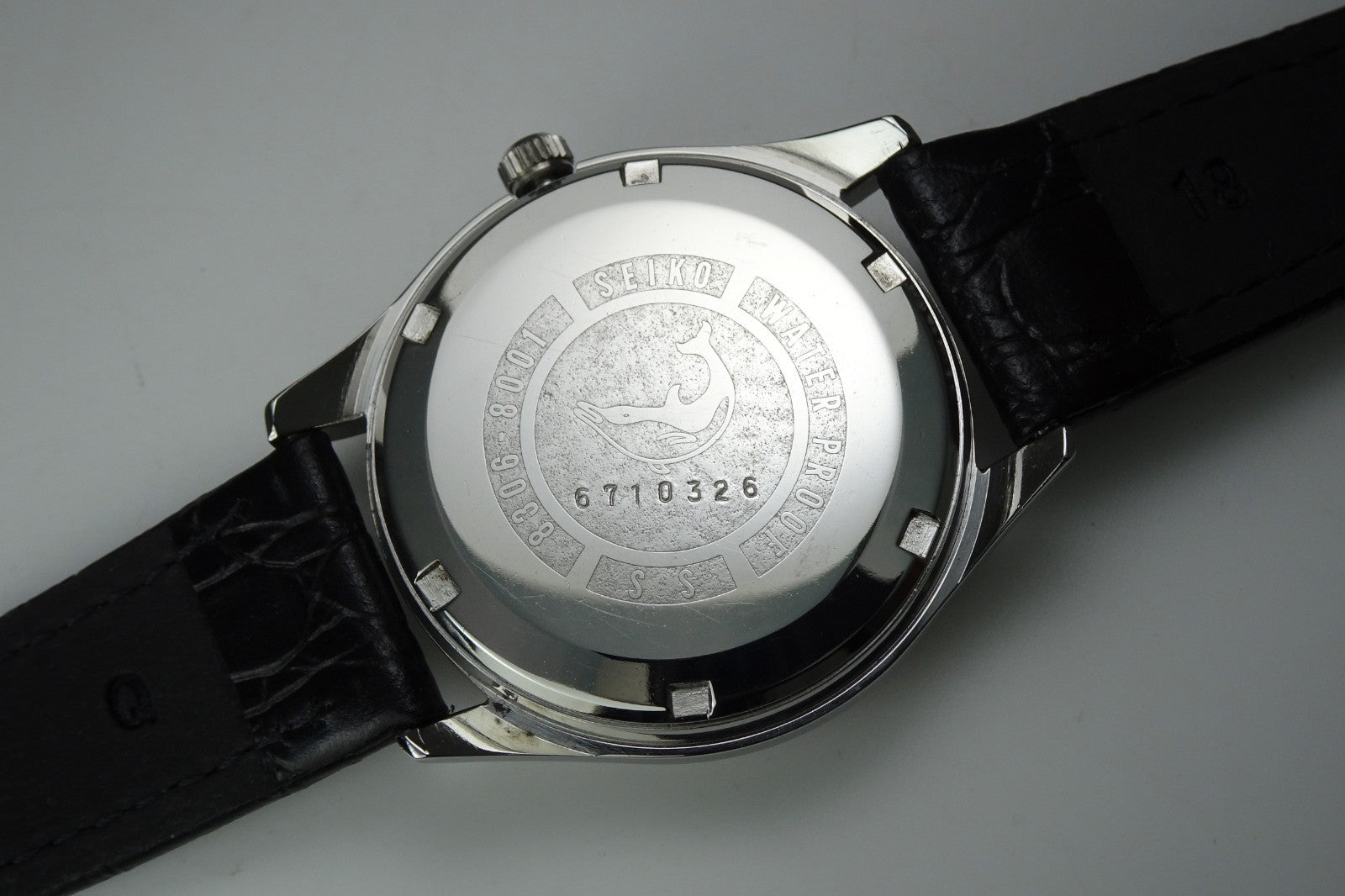 Vintage 1966 JAPAN SEIKO SEIKOMATIC-R WEEKDATER 8306-8001 30Jewels Automatic.