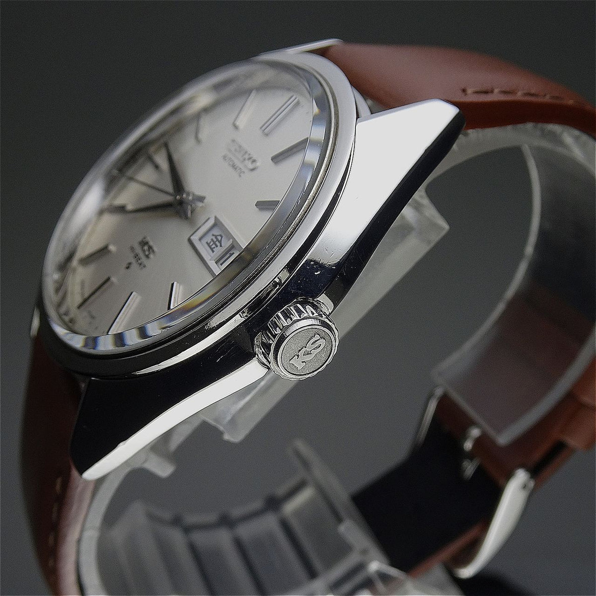 Vintage 1972 JAPAN KING SEIKO WEEKDATER 5626-7110 25Jewels Automatic.