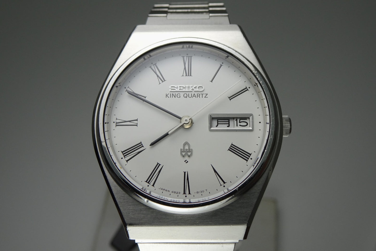 Vintage 1977 JAPAN SEIKO KING QUARTZ 4823-8130 7Jewels Quartz.