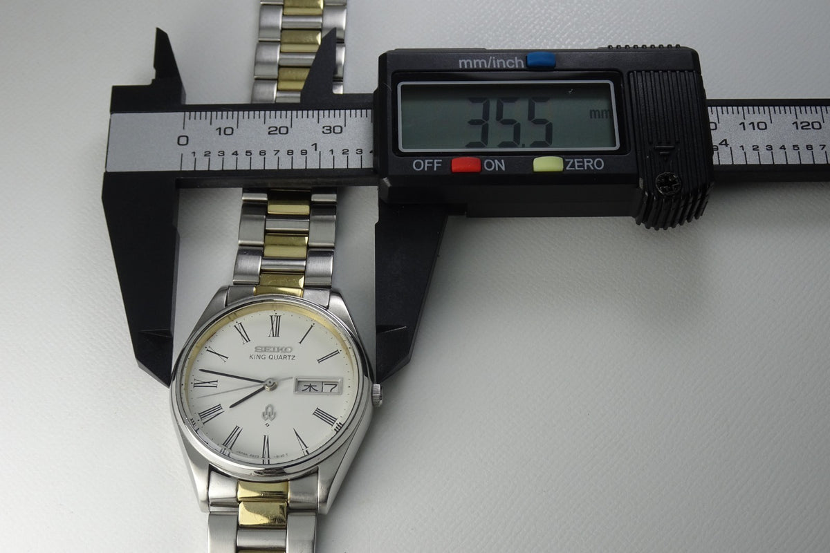 Vintage 1977 JAPAN SEIKO KING QUARTZ 4823-8110 7Jewels Quartz.