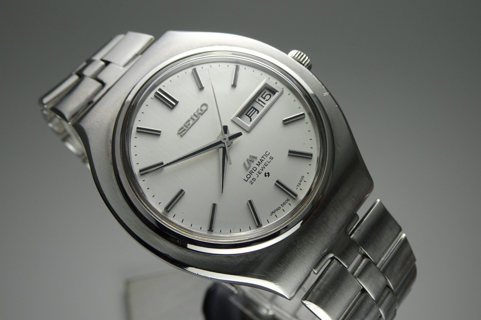 Vintage 1969 JAPAN SEIKO LORD MATIC WEEKDATER 5606-7120 25Jewels Automatic.
