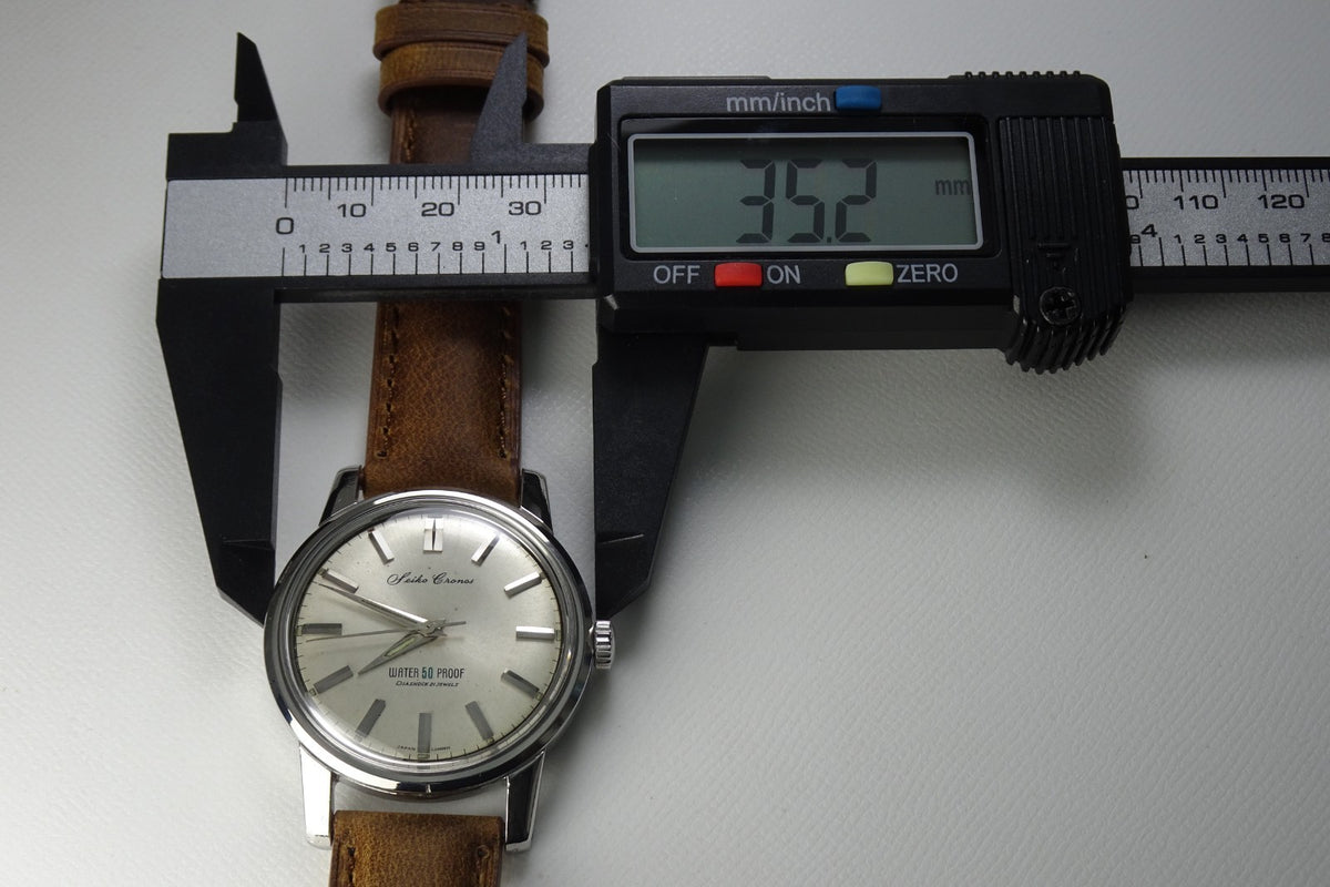 Vintage 1962 JAPAN SEIKO CRONOS J13046 21Jewels Hand-winding.