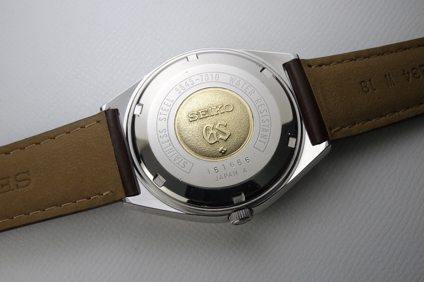 Vintage 1971 JAPAN GRAND SEIKO CALENDAR 5645-7010 25Jewels Automatic.