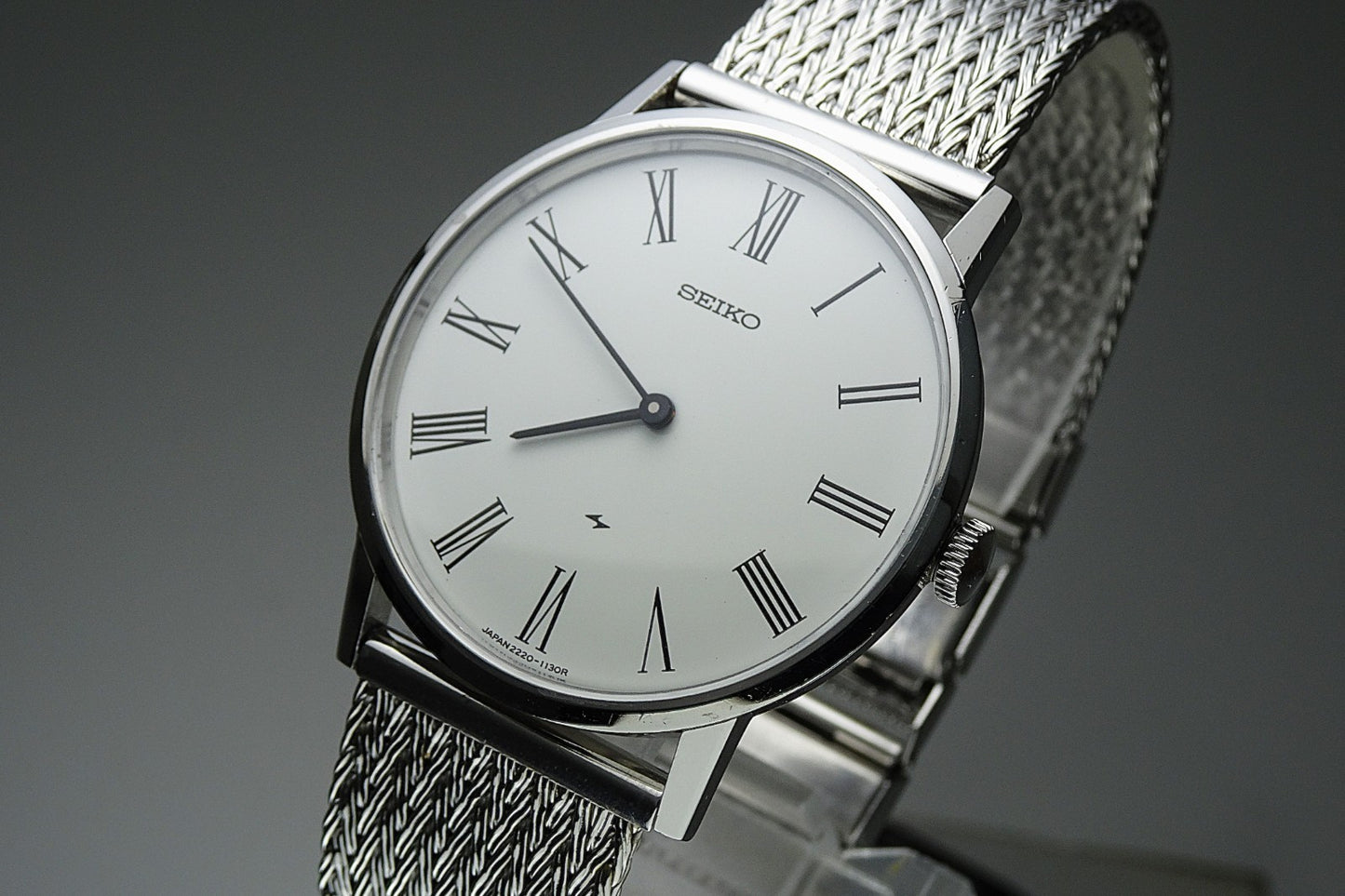 Vintage 1974 JAPAN SEIKO CHARIOT HI-BEAT 2220-0430 24Jewels Hand-winding.