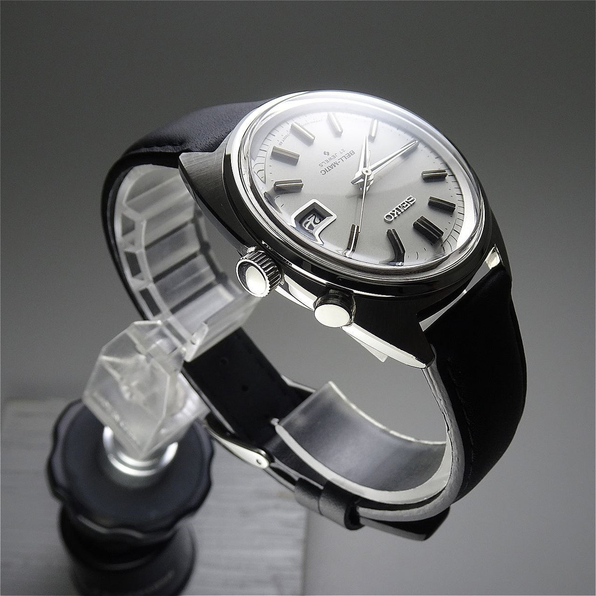 Vintage 1968 JAPAN SEIKO SEIKO BELL-MATIC CALENDAR 4005-7000 27Jewels Automatic.