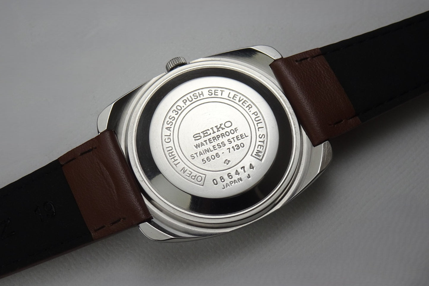 Vintage 1970 JAPAN SEIKO LORD MATIC WEEKDATER 5606-7130 25Jewels Automatic.