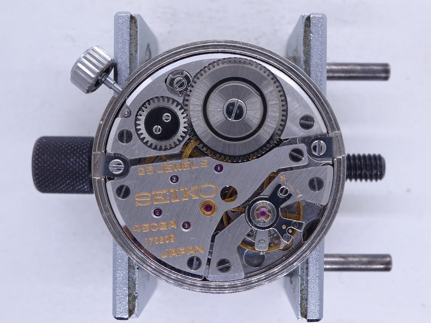 Vintage 1970 JAPAN KING SEIKO CHRONOMETER CALENDAR 4502-8010 25J Hand-winding.