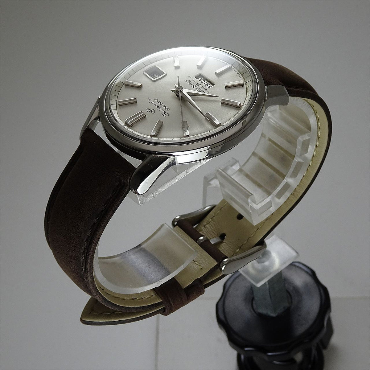 Vintage 1964 JAPAN SEIKO SEIKOMATIC WEEKDATER 6206-8990 26Jewels Automatic.