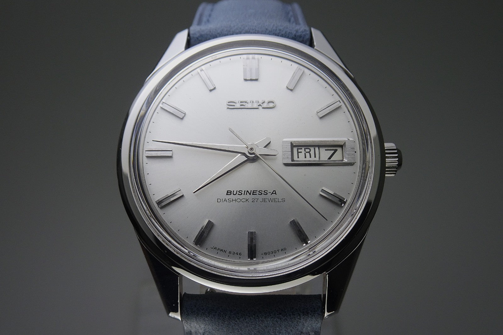 Vintage 1967 JAPAN SEIKO BUSINESS-A WEEKDATER 8306(46)-8020 27Jewels Automatic.
