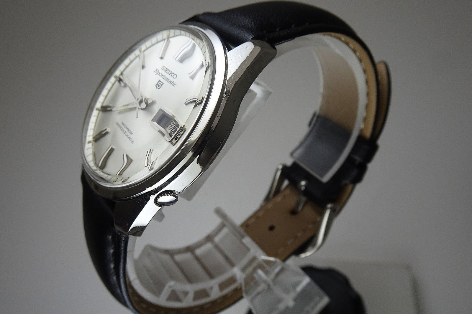 Vintage 1966 JAPAN SEIKO SPORTSMATIC5 6619-8120 21Jewels Automatic.