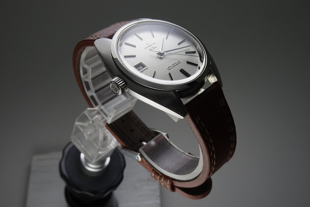 Serviced  Vintage 1970 JAPAN KING SEIKO CALENDAR 4502-7010 25J Hand-winding.