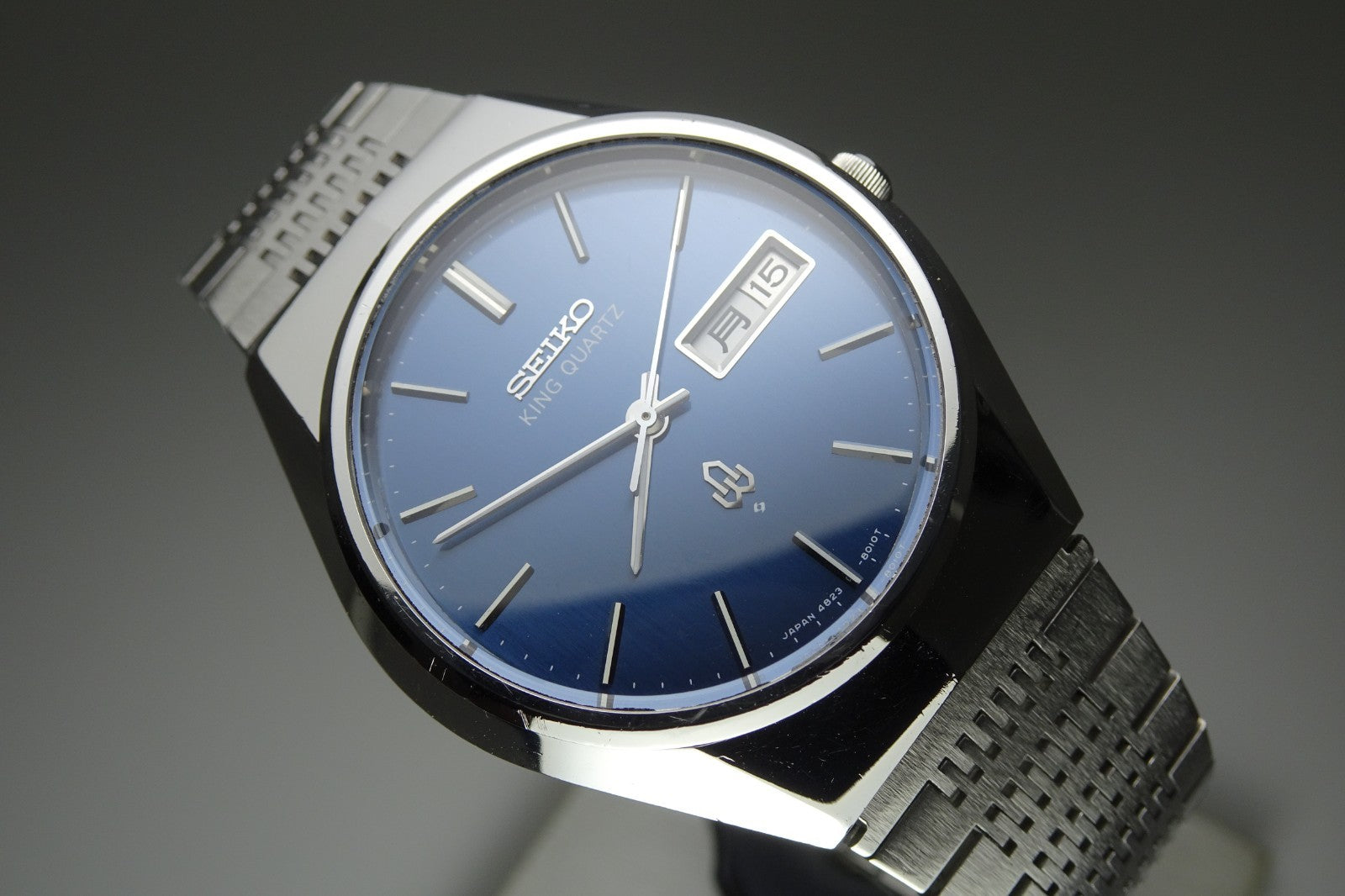 Vintage 1976 JAPAN SEIKO KING QUARTZ 4823-8010 7Jewels Quartz.