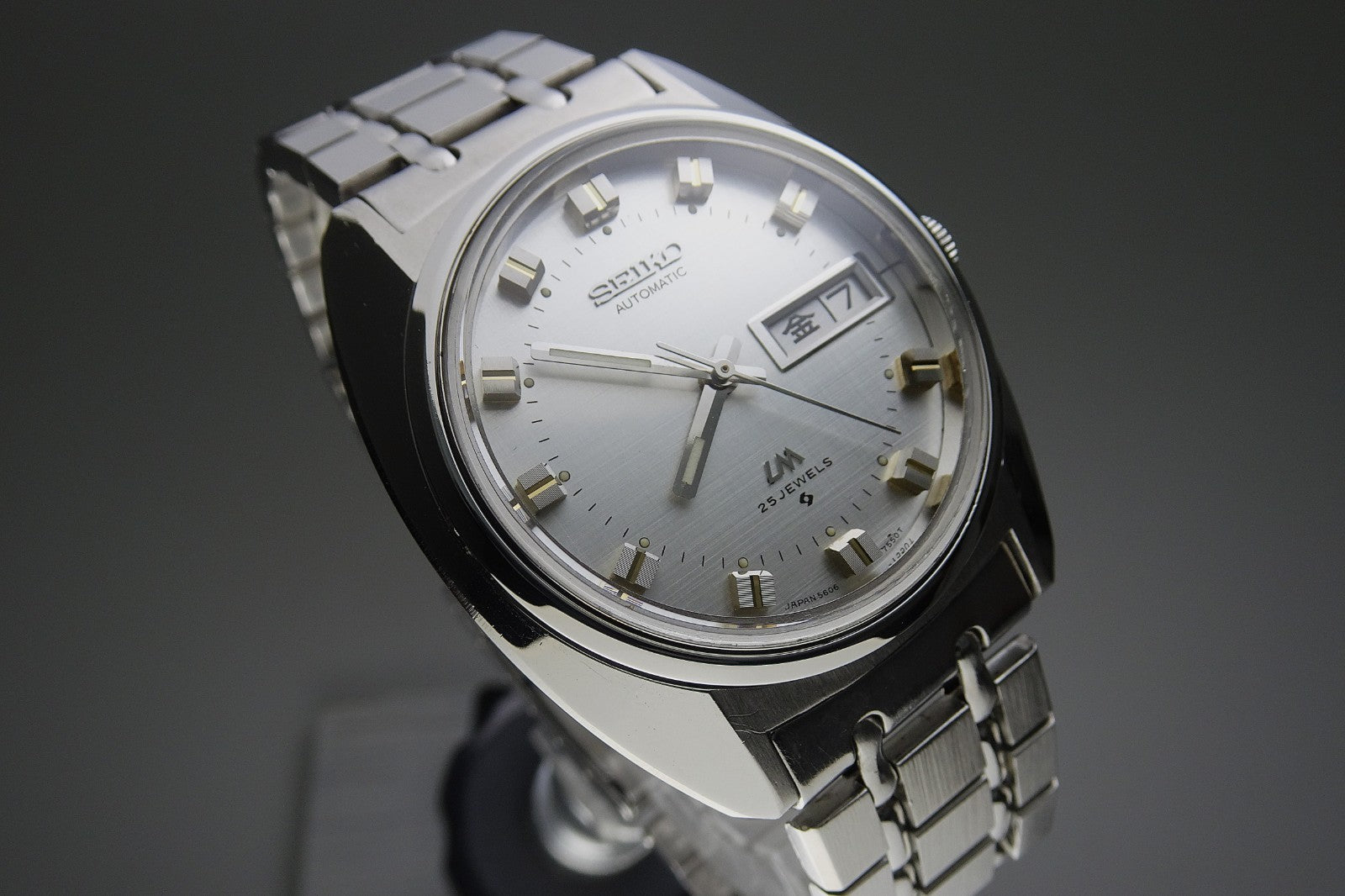 Vintage 1973 JAPAN SEIKO LORD MATIC WEEKDATER 5606-7230 25Jewels Automatic.