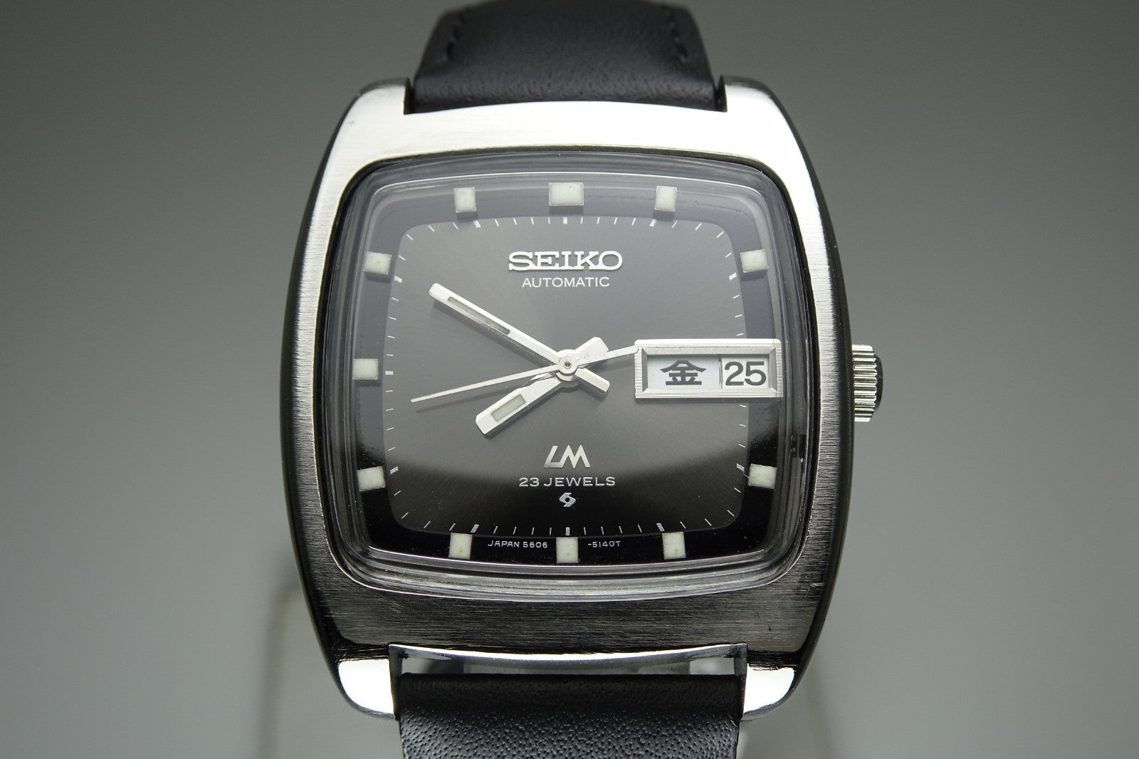 Vintage 1972 JAPAN SEIKO LORD MATIC WEEKDATER 5606-5040 23Jewels Automatic.