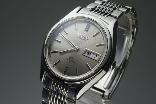 Serviced  Vintage 1973 JAPAN SEIKO LORD MATIC WEEKDATER 5606-7071 23J Automatic.
