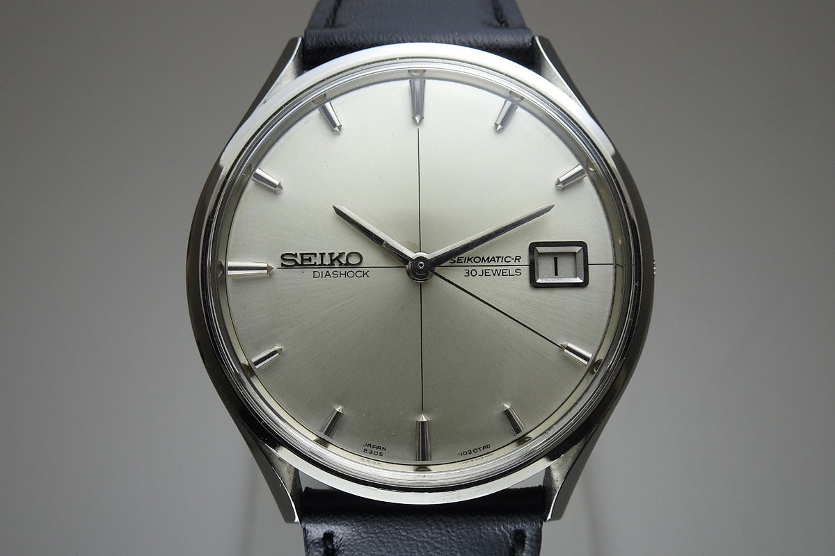 Vintage 1965 JAPAN SEIKO SEIKOMATIC-R SLIMDATE 8305-1010 30Jewels Automatic.