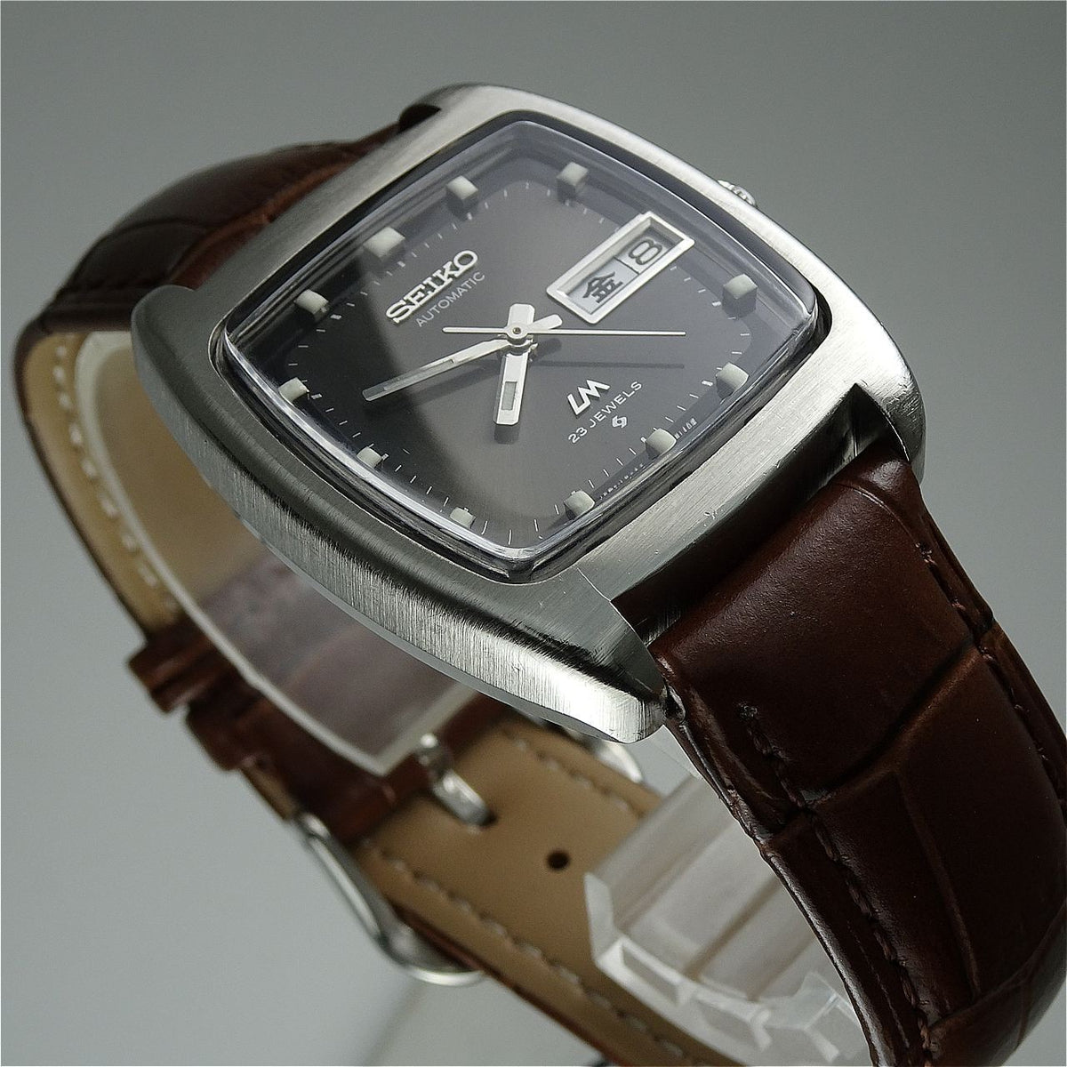 Vintage 1972 JAPAN SEIKO LORD MATIC WEEKDATER 5606-5040 23Jewels Automatic.
