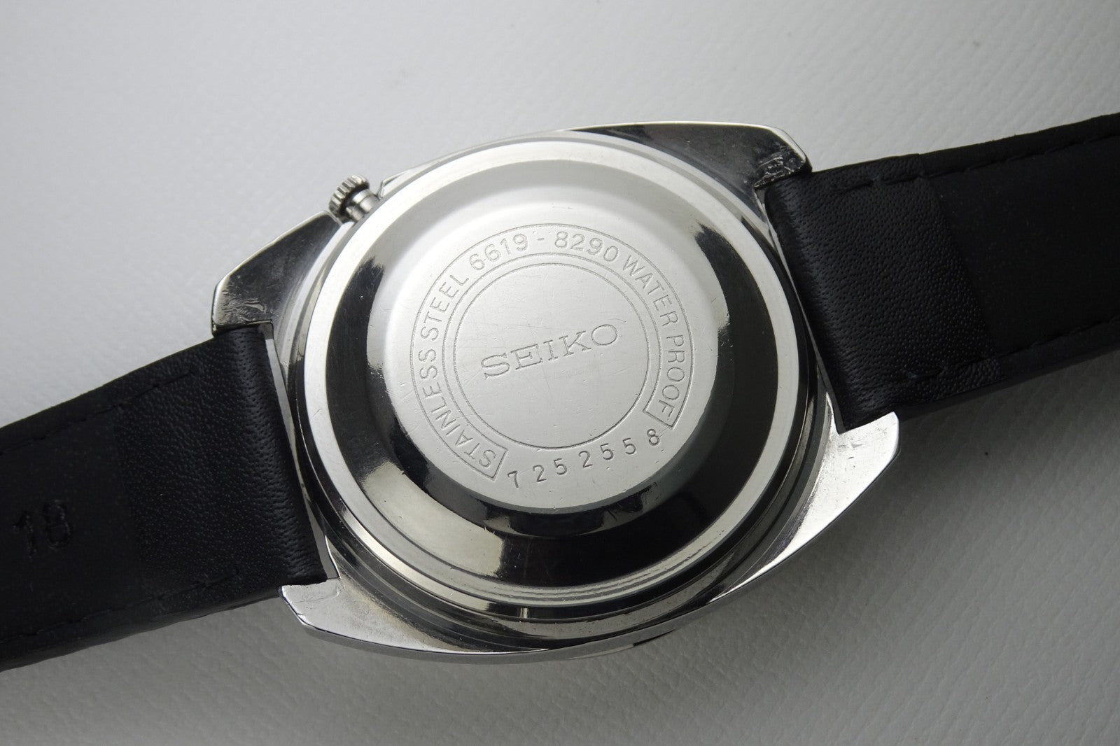 Vintage 1967 JAPAN SEIKO SPORTSMATIC5 6619-8290 21Jewels Automatic.
