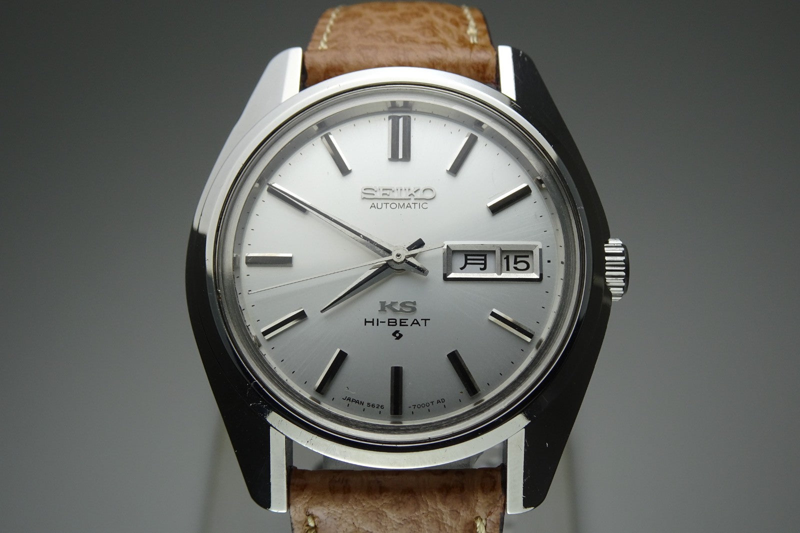 Vintage 1970 JAPAN KING SEIKO CALENDAR 5626-7000 25Jewels Automatic.