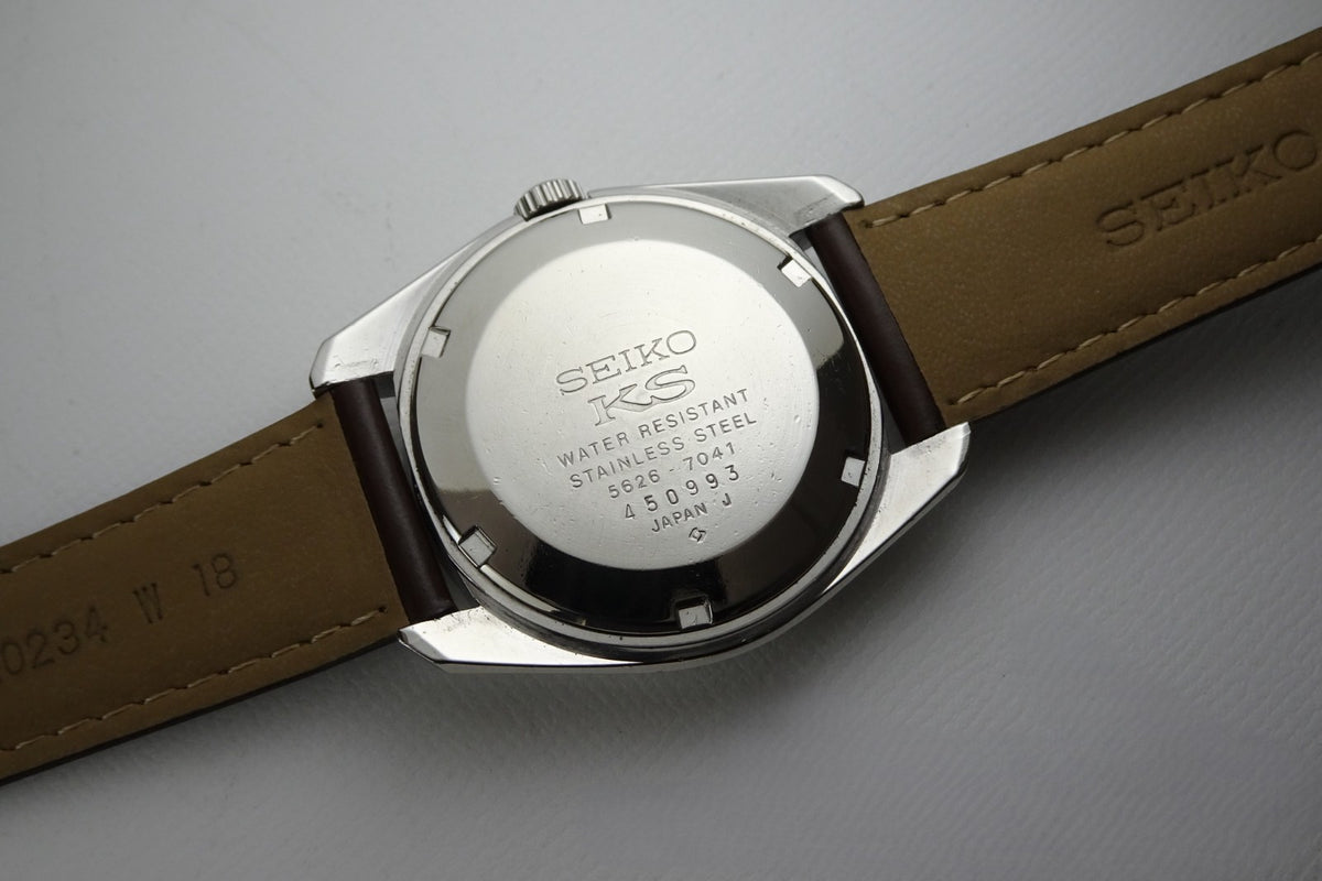 Vintage 1974 JAPAN KING SEIKO CHRONOMETER WEEKDATER 5626-7041 25J Automatic.