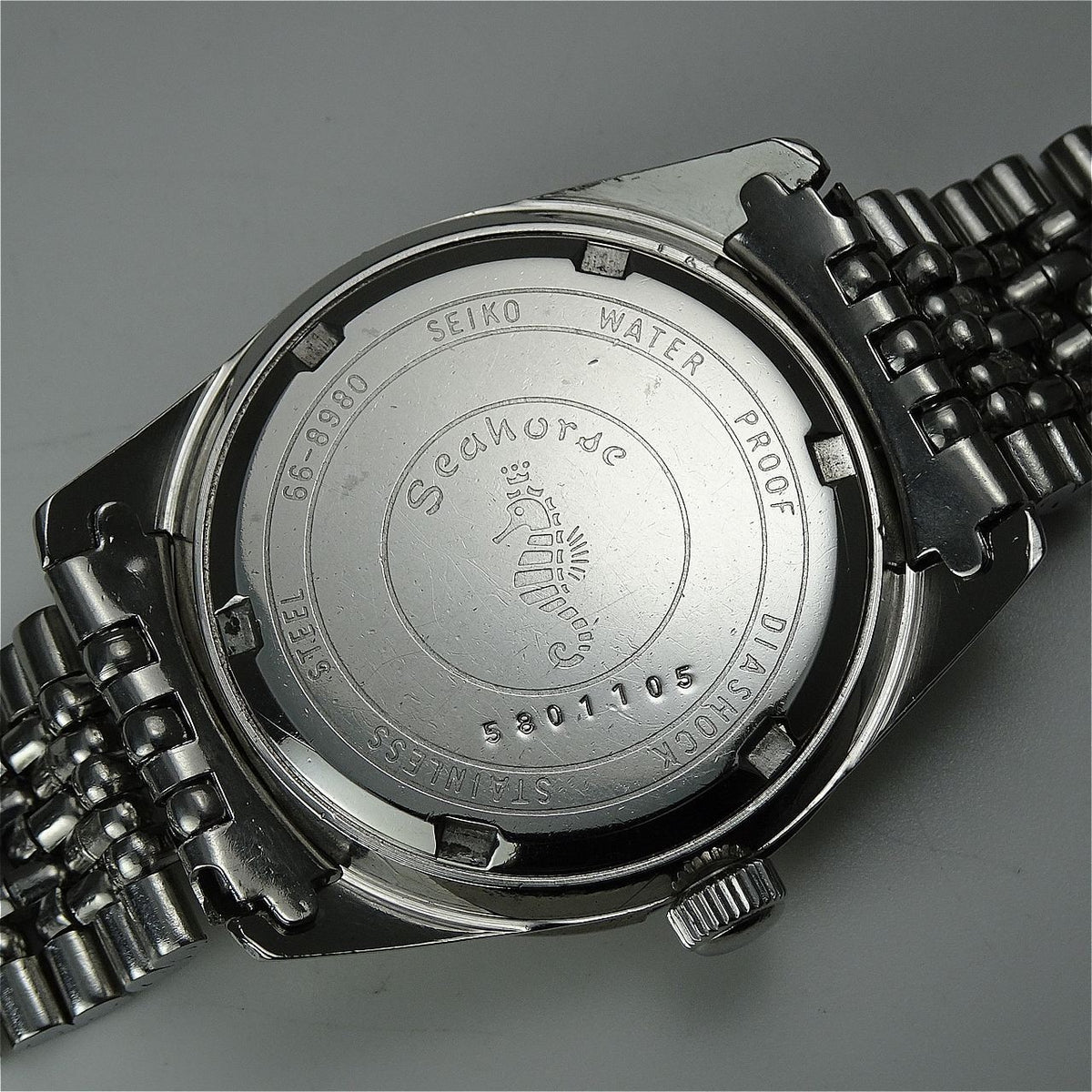 Serviced Vintage 1965 JAPAN SEIKO SEA HORSE 66-8980 17Jewels Hand-winding.