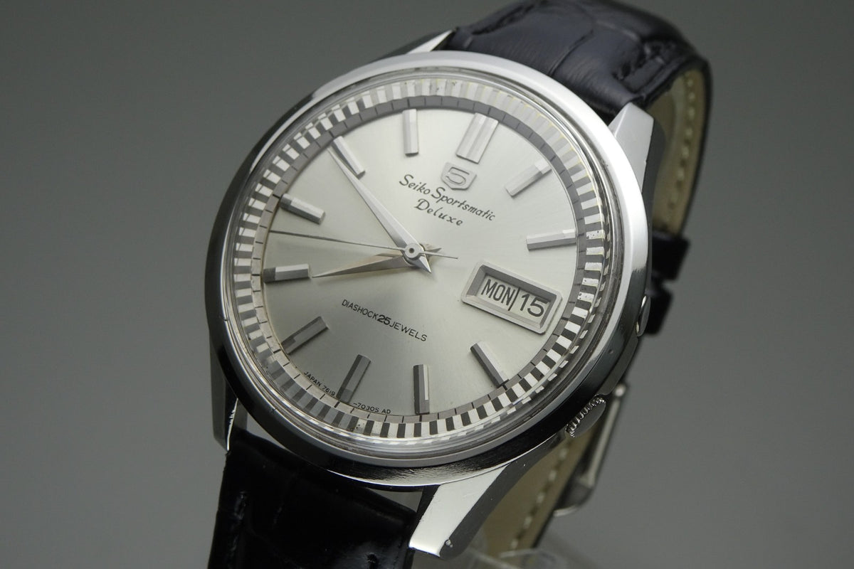 Vintage 1965 JAPAN SEIKO 76 SPORTSMATIC5 DX 7619-7060 25Jewels Automatic.