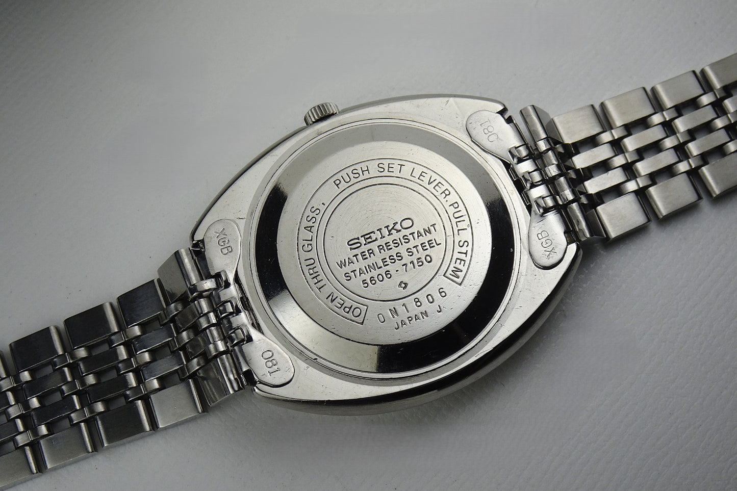 Vintage 1970 JAPAN SEIKO LORD MATIC WEEKDATER 5606-7150 23Jewels Automatic.