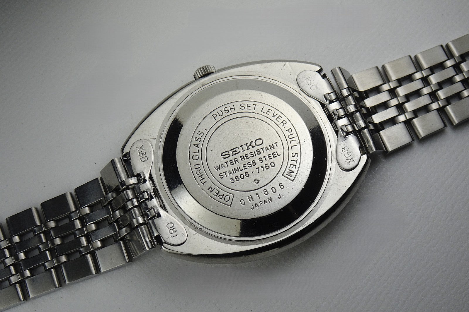 Vintage 1970 JAPAN SEIKO LORD MATIC WEEKDATER 5606-7150 23Jewels Automatic.