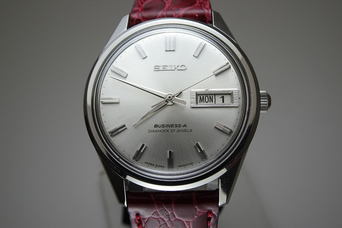 Vintage 1967 JAPAN SEIKO BUSINESS-A WEEKDATER 8306(46)-8020 27Jewels Automatic.