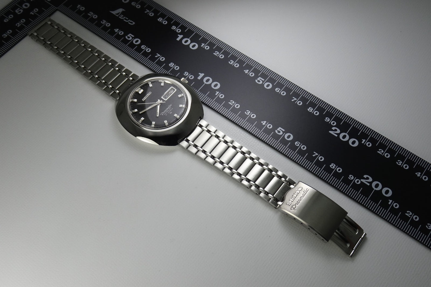 Vintage 1969 JAPAN SEIKO 51 PRESMATIC WEEKDATER 5146-7000 27Jewels Automatic.