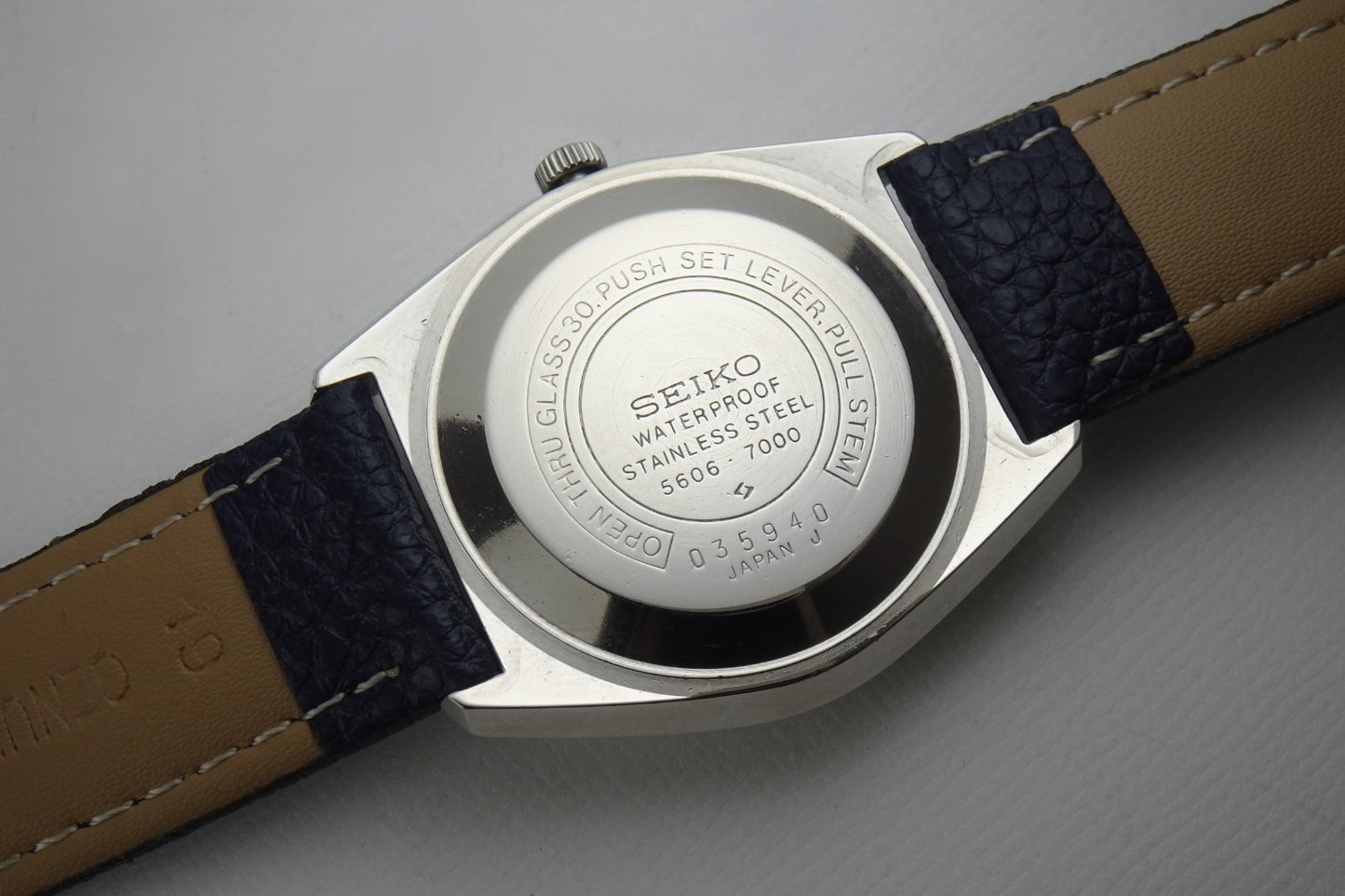 Serviced Vintage 1970 JAPAN SEIKO LORD MATIC WEEKDATER 5606-7000 25J Automatic.
