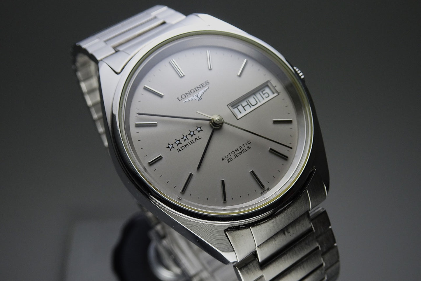 LONGINES ADMIRAL 5 STARS Cal.L636.5  25Jewels Automatic.