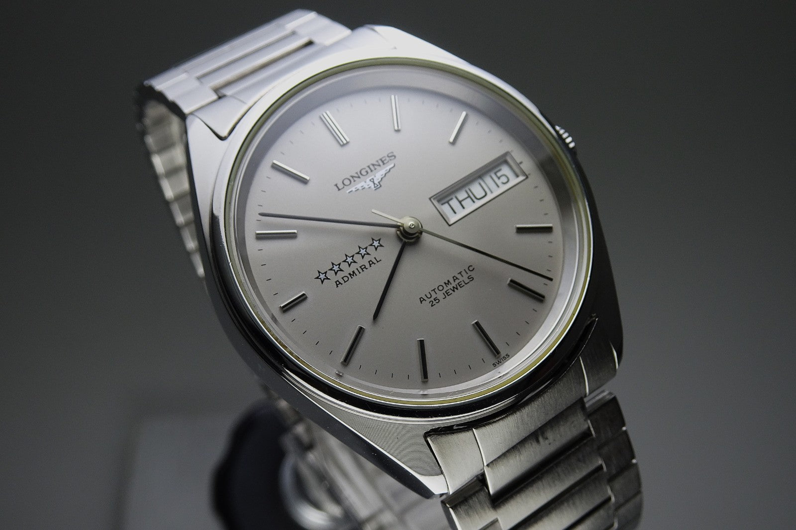 LONGINES ADMIRAL 5 STARS Cal.L636.5  25Jewels Automatic.