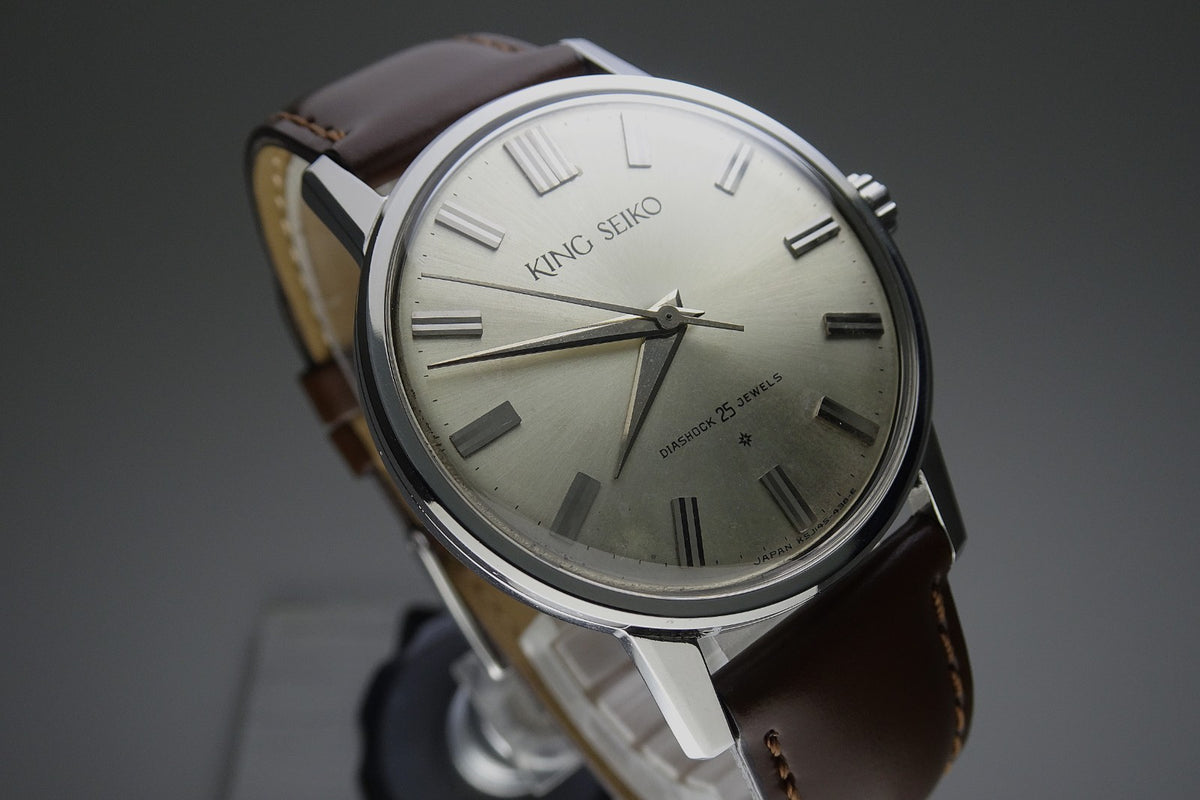 Serviced Vintage 1961's JAPAN KING SEIKO FIRST MODEL J14102E 25J Hand-winding.