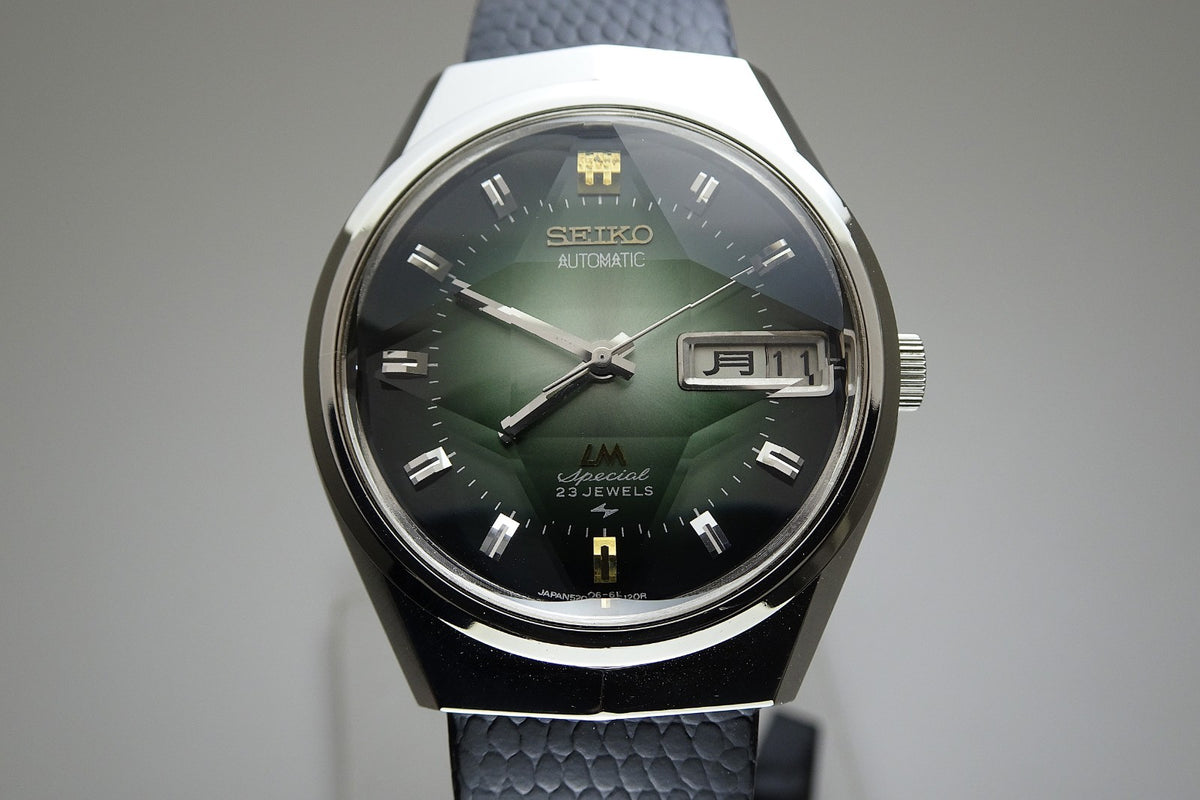 Vintage 1972 JAPAN SEIKO LORD MATIC SPECIAL WEEKDATER 5206-6100 23J Automatic.