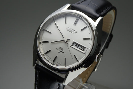 Serviced  Vintage 1973 JAPAN SEIKO LORD MATIC WEEKDATER 5606-7191 25J Automatic.