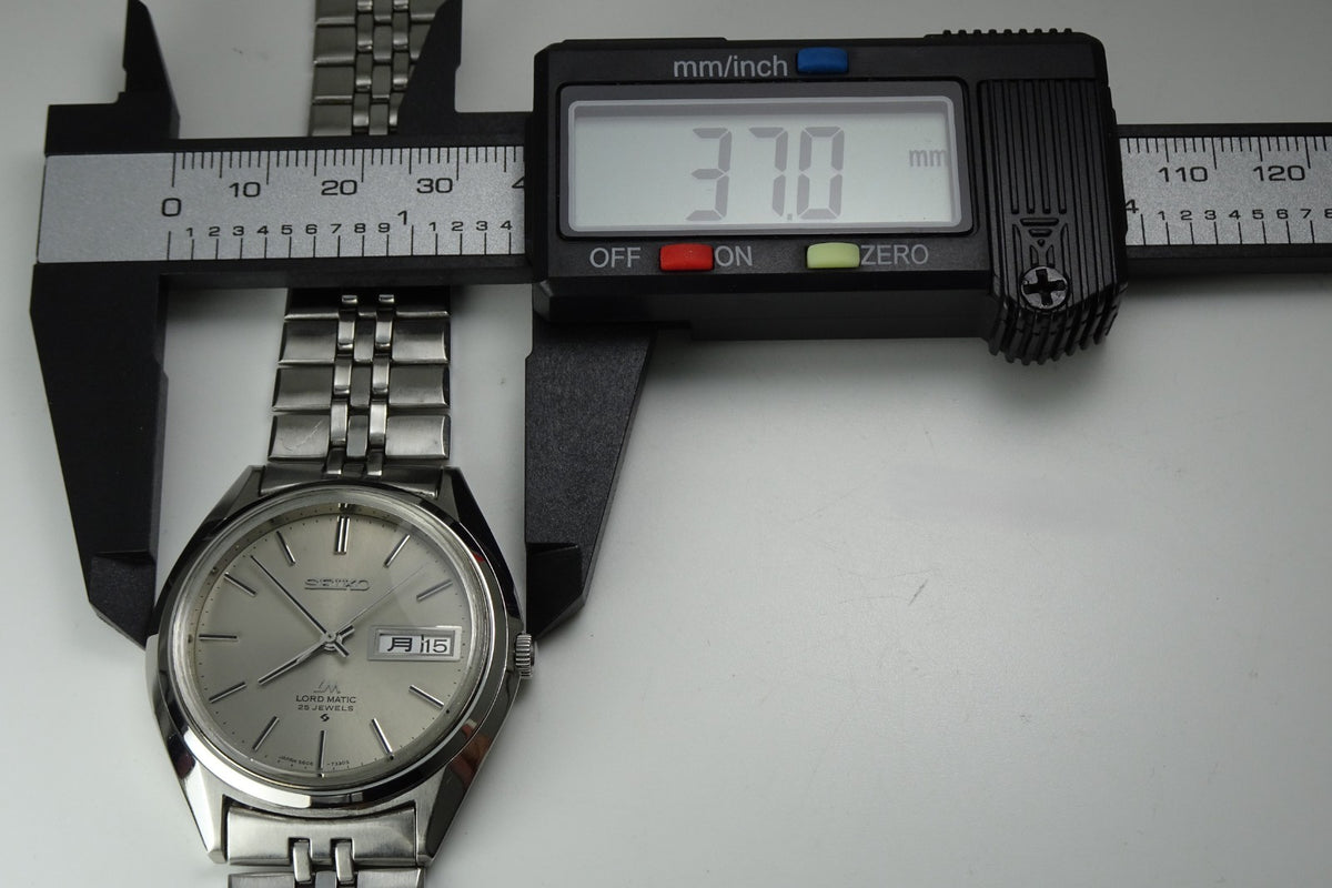 Vintage 1971 JAPAN SEIKO LORD MATIC WEEKDATER 5606-7190 25Jewels Automatic.