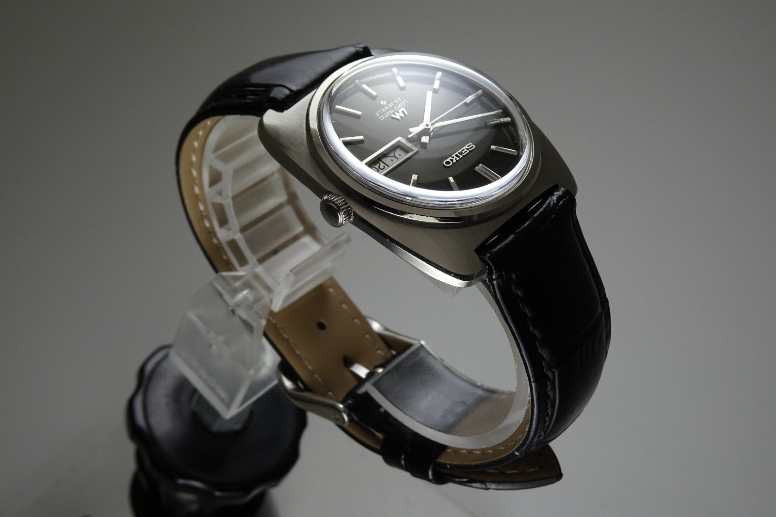 Vintage 1970 JAPAN SEIKO LORD MATIC WEEKDATER 5606-7130 23Jewels Automatic.