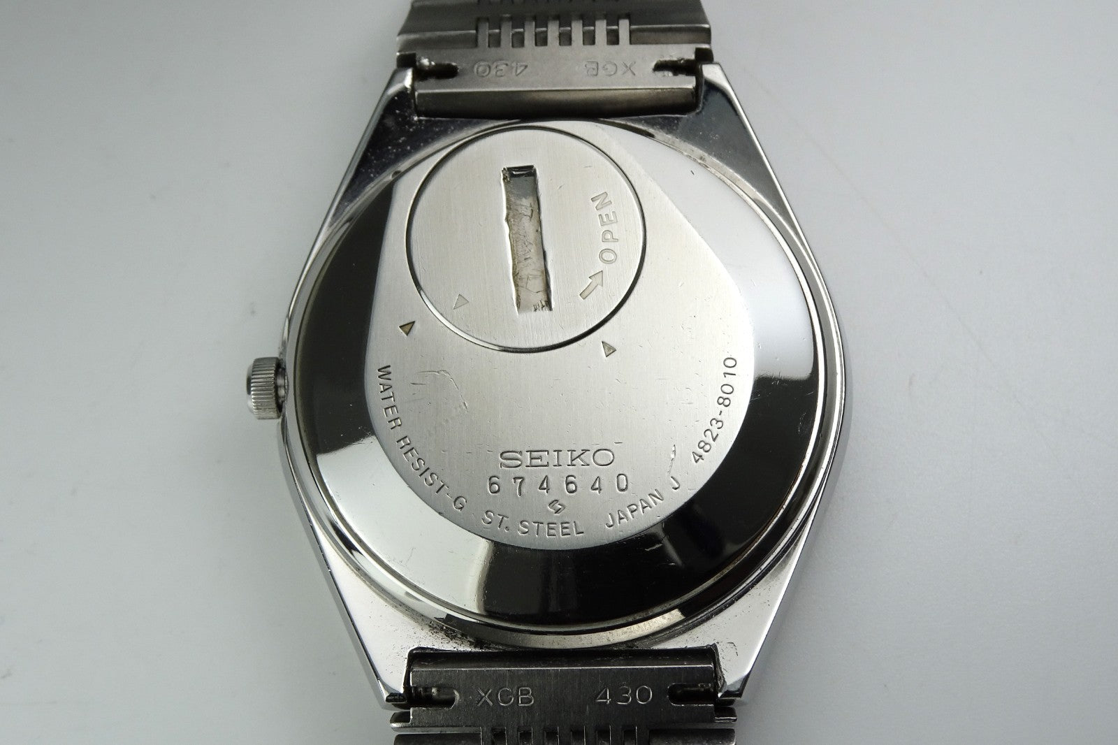 Vintage 1976 JAPAN SEIKO KING QUARTZ 4823-8010 7Jewels Quartz.