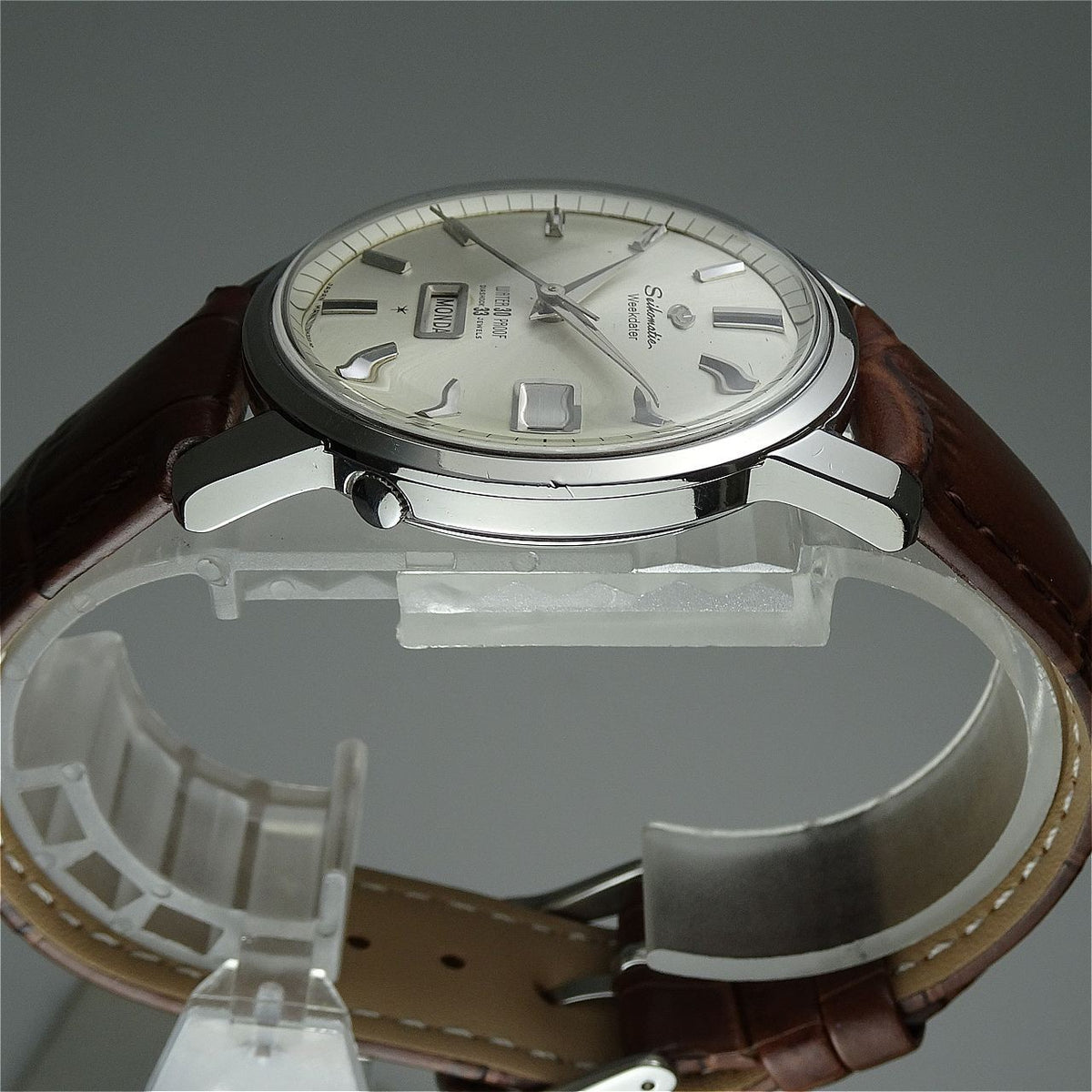 Vintage 1963 JAPAN SEIKO MATIC WEEKDATER J13080 33Jewels Automatic.