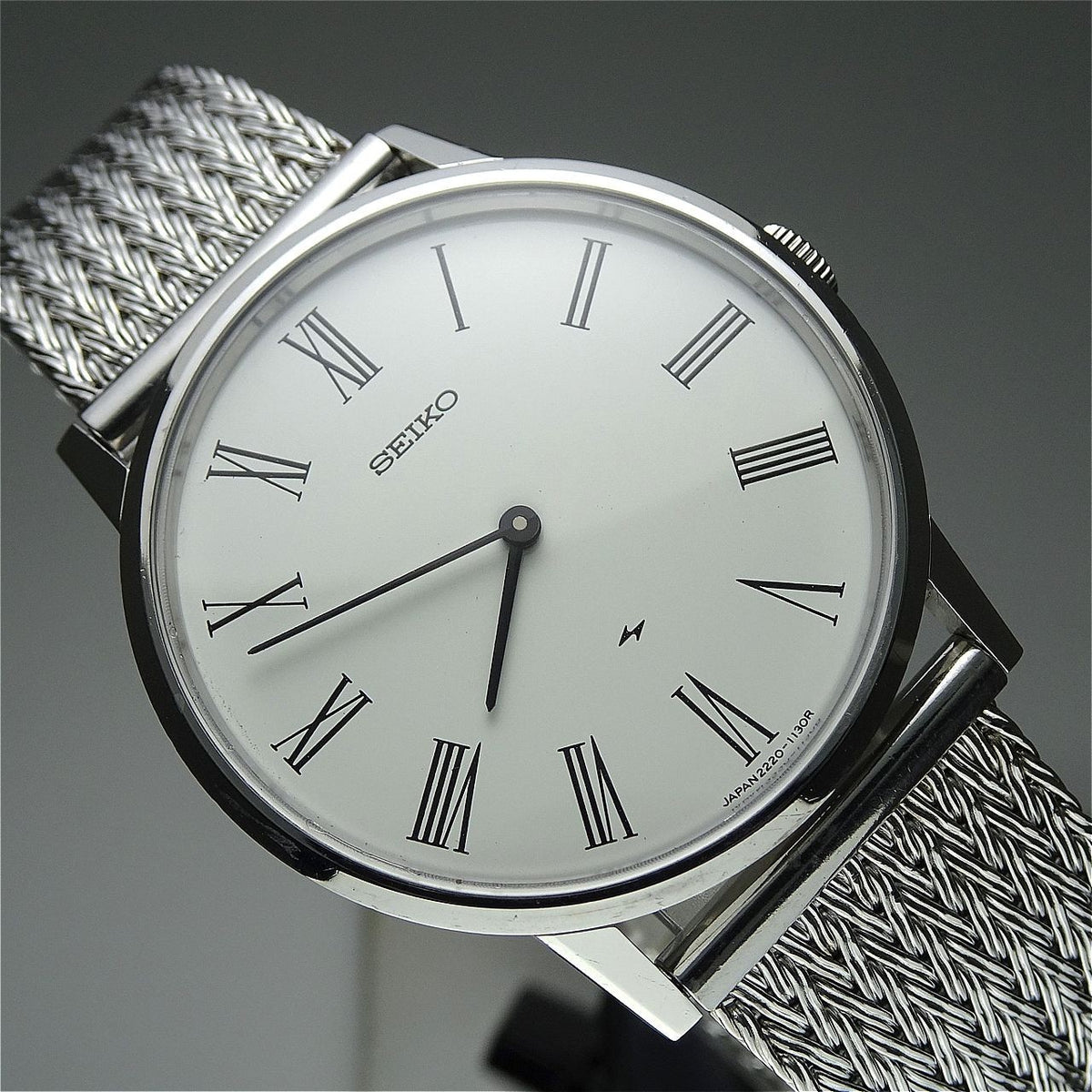 Serviced Vintage 1974 JAPAN SEIKO CHARIOT HI-BEAT 2220-0430 24J Hand-winding.