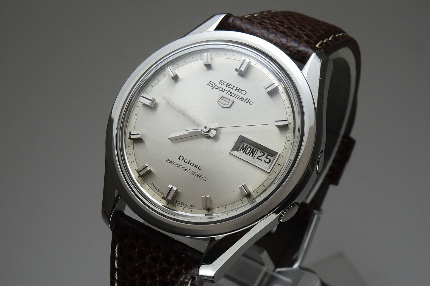 Serviced Vintage 1966 JAPAN SEIKO SPORTSMATIC5 DX 7619-9010 25Jewels Automatic.