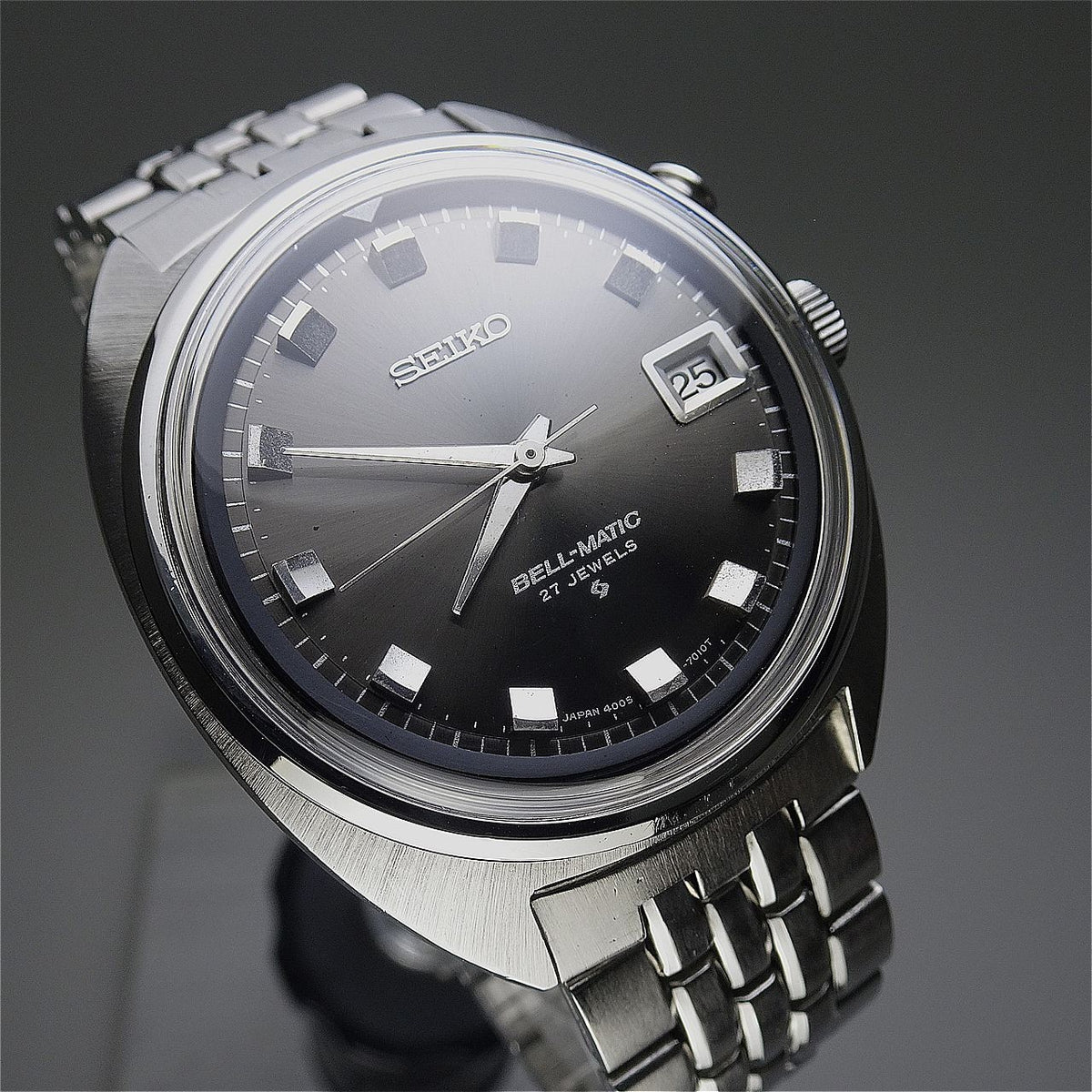Vintage 1969 JAPAN SEIKO SEIKO BELL-MATIC CALENDAR 4005-7000 27Jewels Automatic.